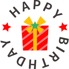 Celebrate with stylish moving stickers!