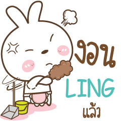 LING Little Rabbit Love Bear e