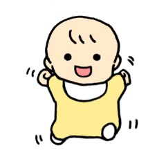 Sticker of the baby by mia