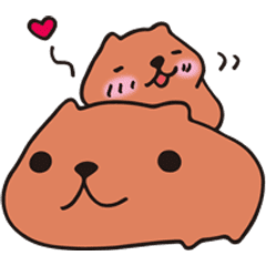 Kapibara San Friends Line Stickers Line Store