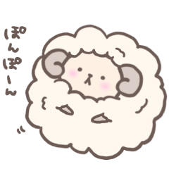 manami g_cute sheep stickers