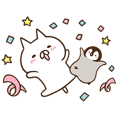 Penguin And Cat Days Residence Ver 3 Line Sticker Line Store