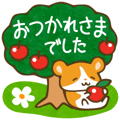 Cute hamster sticker Japanese 2