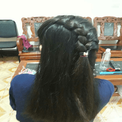 Temperament hairstyle