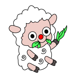 White cotton sheep