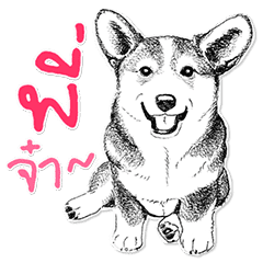 Dog Sketch Speak Line Stickers Line Store