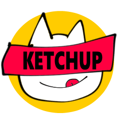 ketchup Sticker