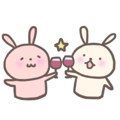 manami g_cute rabbit stickers2