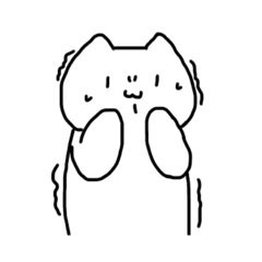 bad-tempered cat's stickers