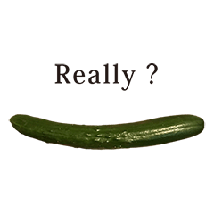 きゅうり 一本 と 英語 English Line スタンプ Line Store