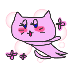 Cute sticker of Nico cat