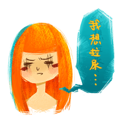 Orange-haired girl