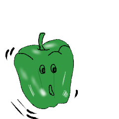 Vegetables reaction sticker