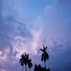 Sky after the typhoon