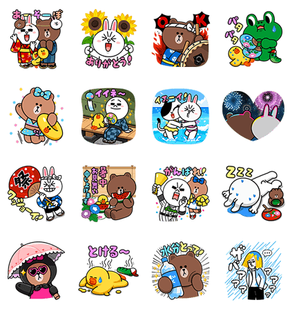 LINE Characters' Summer Vacation