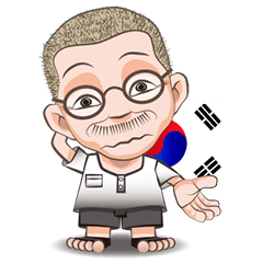 백수아저씨, 한국어 가르치다