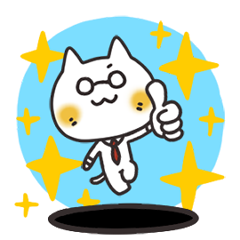 High speed Move Nekunya everyday Sticker