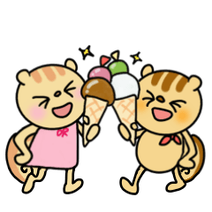 リス男とリス子 Line スタンプ Line Store