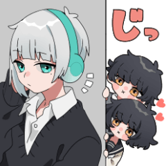 Mio & Mio's favorite twin Sticker