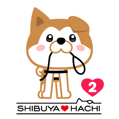 Official SHIBUYA HACHI sticker 2