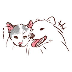 Little Dog and Cat (SnowHuu)