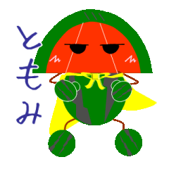 TOMOMI's SUIKA-MAN Sticker