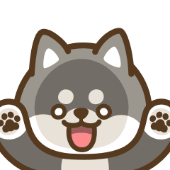 Petit Black Shiba (animation)