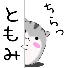 Move! Tomomi designated name Sticker