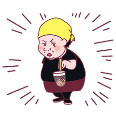 ぼっけゑラーメンの おっちゃん Line スタンプ Line Store ぼっけゑラーメンの おっちゃん Line スタンプ Line Store