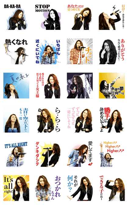 Maki Ohguro Music Stickers