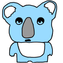 lazy Koala Sticker