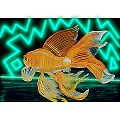 naisouya Real Goldfish Sticker 2