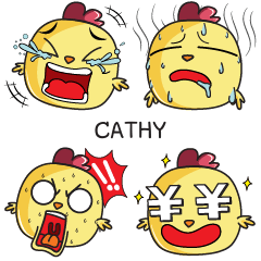 CATHY Emoji chicky e