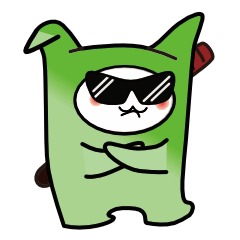 忍ニャン と シュリケくん