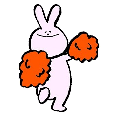 lively and expressive rabbit