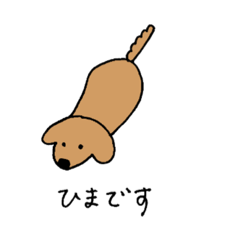 Daily stickers of Dachshund