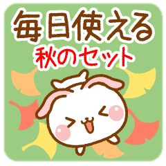Autumn daily set [Rabbit of lop ear]