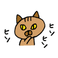 funny cat sticker 3