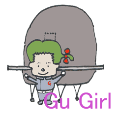 Gu Girl Line スタンプ Line Store