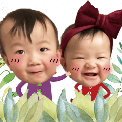肉圓兄妹QQ貼圖