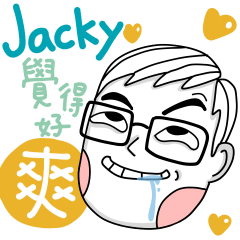 Jacky's namesticker