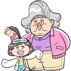 Grandma & Qmei