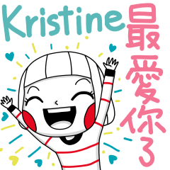 Kristine's sticker
