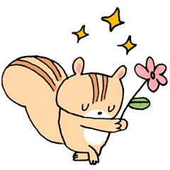 Cute squirrel sticker (no texting)