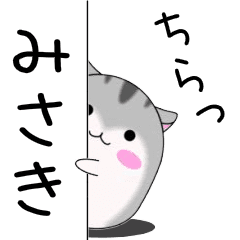 Move! Misaki designated name Sticker