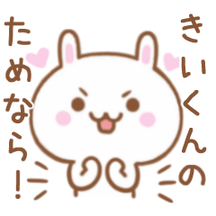 Lovely Rabbit Sticker Send To KIIKUNN