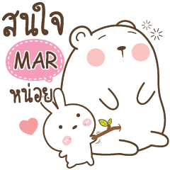 MAR Little Rabbit bully Bear e