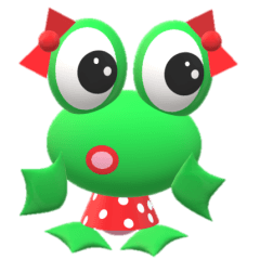 Frog Keromi Tsundere Sticker