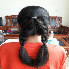 Hairstyle on August 23, 2019