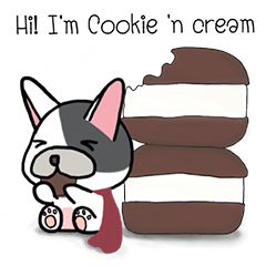 French Bulldog: Cookie 'n cream
